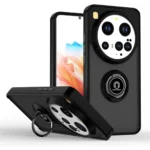 Uray store Xiaomi Mi 15 Ultra Kılıf Montreal Yüzüklü Silikon Kapak - Siyah
