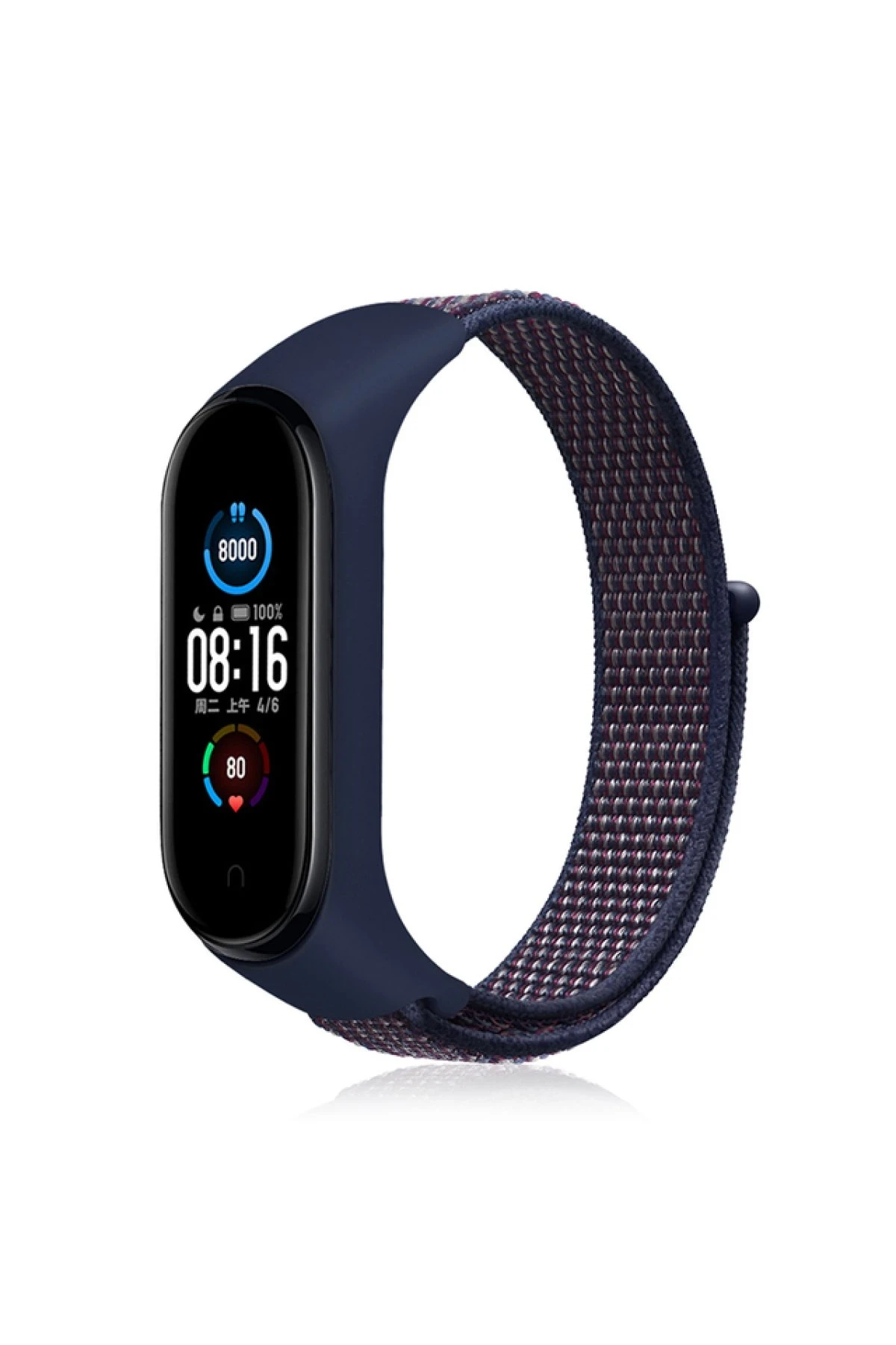 newface-xiaomi-mi-band-4-hasirli-cirtcirtli-kordon-lacivert-mor-default Uray store Xiaomi Mi Band 4 Hasırlı Cırtcırtlı Kordon - Lacivert-Mor - Görsel 1