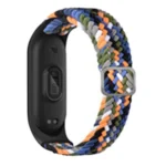Uray store Xiaomi Mi Band 4 Star Kordon - Gri-Turuncu
