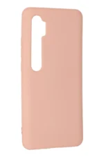 Uray store Xiaomi Mi Note 10 Lite Kılıf Nano içi Kadife Silikon - Pudra - Görsel 3