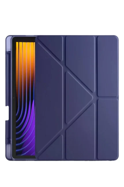 Uray store Xiaomi Pad 7 Pro Kılıf Kalemlikli Mars Tablet Kılıfı - Lacivert