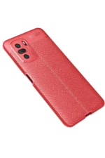Uray store Xiaomi Poco F3 Kılıf Auto Focus Kapak - Kırmızı - Görsel 2
