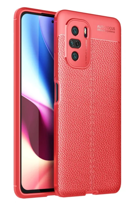 Uray store Xiaomi Poco F3 Kılıf Auto Focus Kapak - Kırmızı