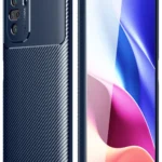 Uray store Xiaomi Poco F3 Kılıf Auto Focus Karbon Kapak - Lacivert