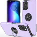 Uray store Xiaomi Poco F3 Kılıf Elit Yüzüklü Kapak - Mor