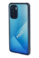 Uray store Xiaomi Poco F3 Kılıf Miami Şeffaf Silikon - Lacivert - Görsel 3