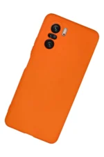 Uray store Xiaomi Poco F3 Kılıf Nano içi Kadife Silikon - Turuncu - Görsel 3