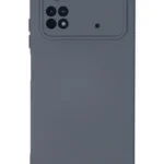 Uray store Xiaomi Poco M4 Pro 4G Kılıf Nano içi Kadife Silikon - Gri