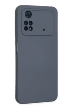 Uray store Xiaomi Poco M4 Pro 4G Kılıf Nano içi Kadife Silikon - Gri - Görsel 3