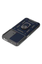 Uray store Xiaomi Poco M4 Pro 4G Kılıf Pars Lens Yüzüklü Silikon - Lacivert - Görsel 4