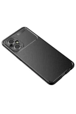 Uray store Xiaomi Poco M5 Kılıf Auto Focus Karbon Kapak - Siyah - Görsel 2