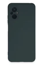 Uray store Xiaomi Poco M5 Kılıf Nano içi Kadife Silikon - Koyu Yeşil