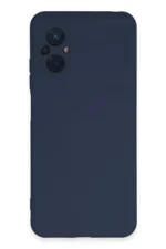 Uray store Xiaomi Poco M5 Kılıf Nano içi Kadife Silikon - Lacivert