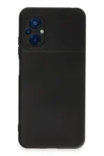 Uray store Xiaomi Poco M5 Kılıf Nano içi Kadife Silikon - Siyah