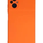 Uray store Xiaomi Poco M5 Kılıf Nano içi Kadife Silikon - Turuncu