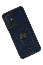 Uray store Xiaomi Poco M5 Kılıf Pars Lens Yüzüklü Silikon - Lacivert - Görsel 3