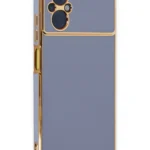 Uray store Xiaomi Poco M5 Kılıf Volet Silikon - Mavi