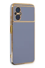 Uray store Xiaomi Poco M5 Kılıf Volet Silikon - Mavi