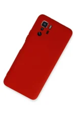 Uray store Xiaomi Poco X3 GT Kılıf Nano içi Kadife Silikon - Kırmızı - Görsel 2