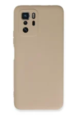 Uray store Xiaomi Poco X3 GT Kılıf Nano içi Kadife Silikon - Pudra