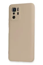 Uray store Xiaomi Poco X3 GT Kılıf Nano içi Kadife Silikon - Pudra - Görsel 3