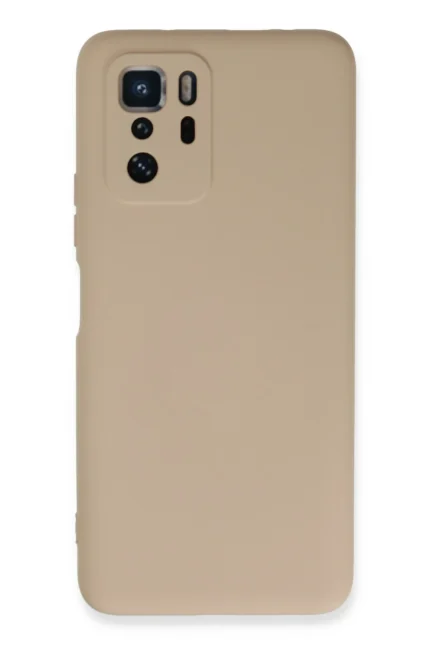 Uray store Xiaomi Poco X3 GT Kılıf Nano içi Kadife Silikon - Pudra