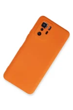 Uray store Xiaomi Poco X3 GT Kılıf Nano içi Kadife Silikon - Turuncu - Görsel 2