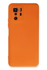 Uray store Xiaomi Poco X3 GT Kılıf Nano içi Kadife Silikon - Turuncu