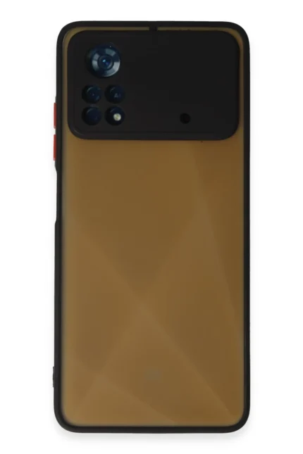 Uray store Xiaomi Poco X4 Pro 5G Kılıf Montreal Silikon Kapak - Siyah