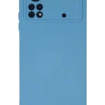 Uray store Xiaomi Poco X4 Pro 5G Kılıf Nano içi Kadife Silikon - Mavi