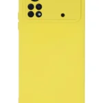 Uray store Xiaomi Poco X4 Pro 5G Kılıf Nano içi Kadife Silikon - Sarı