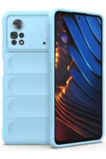 Uray store Xiaomi Poco X4 Pro 5G Kılıf Optimum Silikon - Sky Blue