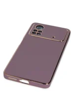 Uray store Xiaomi Poco X4 Pro 5G Kılıf Volet Silikon - Mor - Görsel 5