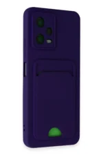 Uray store Xiaomi Poco X5 5G Kılıf Kelvin Kartvizitli Silikon - Derin Mor - Görsel 2