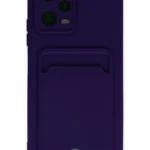 Uray store Xiaomi Poco X5 5G Kılıf Kelvin Kartvizitli Silikon - Derin Mor