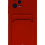 Uray store Xiaomi Poco X5 5G Kılıf Kelvin Kartvizitli Silikon - Kırmızı