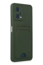 Uray store Xiaomi Poco X5 5G Kılıf Kelvin Kartvizitli Silikon - Koyu Yeşil - Görsel 2