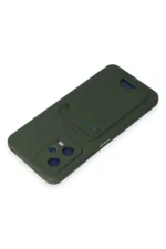 Uray store Xiaomi Poco X5 5G Kılıf Kelvin Kartvizitli Silikon - Koyu Yeşil - Görsel 3