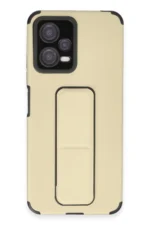 Uray store Xiaomi Poco X5 5G Kılıf Mega Standlı Silikon - Gold