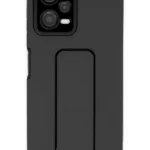 Uray store Xiaomi Poco X5 5G Kılıf Mega Standlı Silikon - Siyah