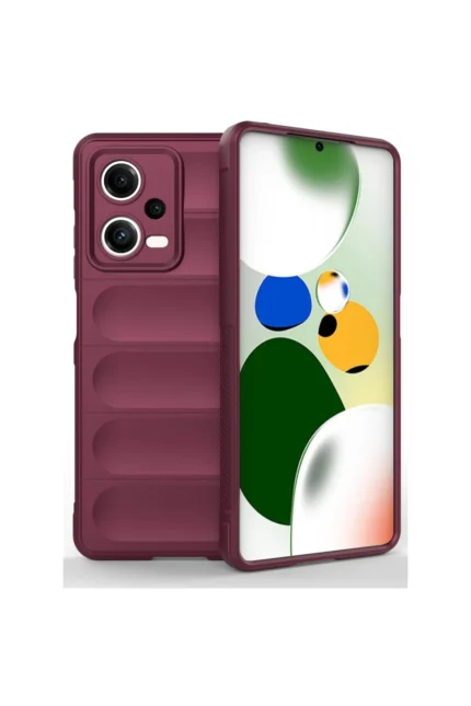 Uray store Xiaomi Poco X5 5G Kılıf Optimum Silikon - Bordo