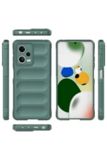 Uray store Xiaomi Poco X5 5G Kılıf Optimum Silikon - Koyu Yeşil - Görsel 3
