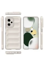 Uray store Xiaomi Poco X5 5G Kılıf Optimum Silikon - Krem - Görsel 3