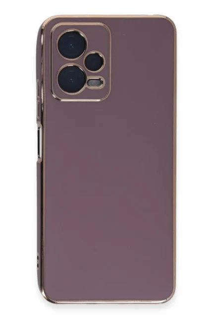 Uray store Xiaomi Poco X5 5G Kılıf Volet Silikon - Mor