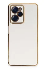 Uray store Xiaomi Poco X5 Pro 5G Kılıf Volet Silikon - Beyaz