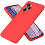 Uray store Xiaomi Poco X5 Pro 5G Nano içi Kadife Silikon - Kırmızı