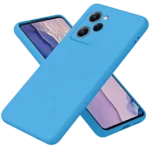 Uray store Xiaomi Poco X5 Pro 5G Nano içi Kadife Silikon - Mavi