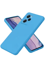 Uray store Xiaomi Poco X5 Pro 5G Nano içi Kadife Silikon - Mavi