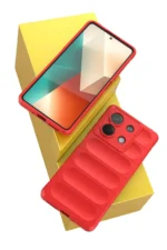 Uray store Xiaomi Poco X6 Kılıf Optimum Silikon - Kırmızı - Görsel 3