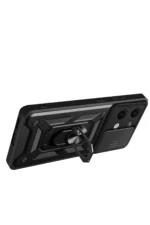 Uray store Xiaomi Poco X6 Kılıf Pars Lens Yüzüklü Silikon - Gold - Görsel 3
